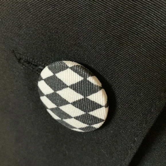 Vtg 80’s mini DRESS purple red black short sleeve New Wave S M - Picture 5 of 10